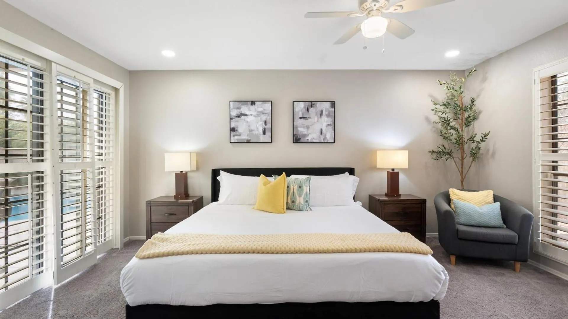 Tatil Evi Stylish Mid-Century 4Br Escape With Pool & Luxe Vibes Villa Phoenix ABD